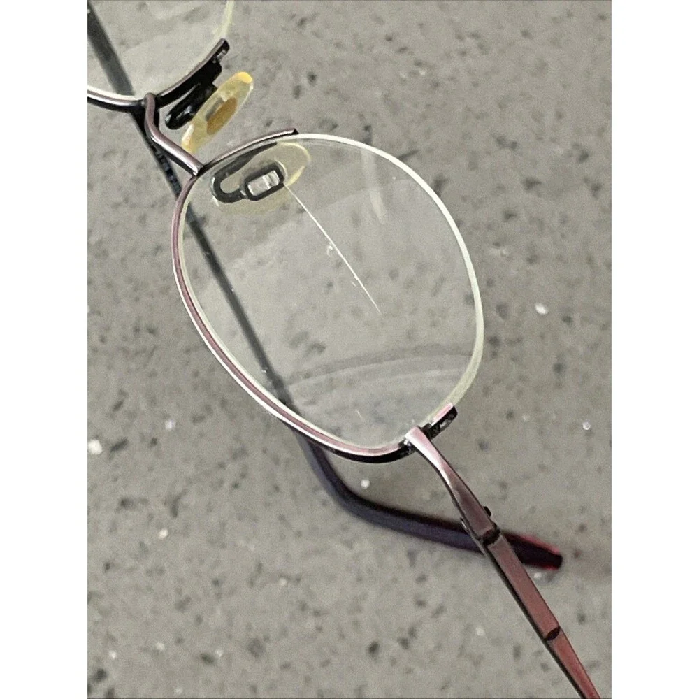 Anne Klein 9038 K1537-s Womens Eyeglasses 50-18-135 Frames Only Half Rim Oval